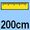 Maximale lengte douchestrip is 200cm (zelf in te korten met ijzerzaagje)