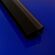 foto 2 Exa-Lent Universal DS672006 matt black shower profile magnet straight (per piece) 200cm 6mm